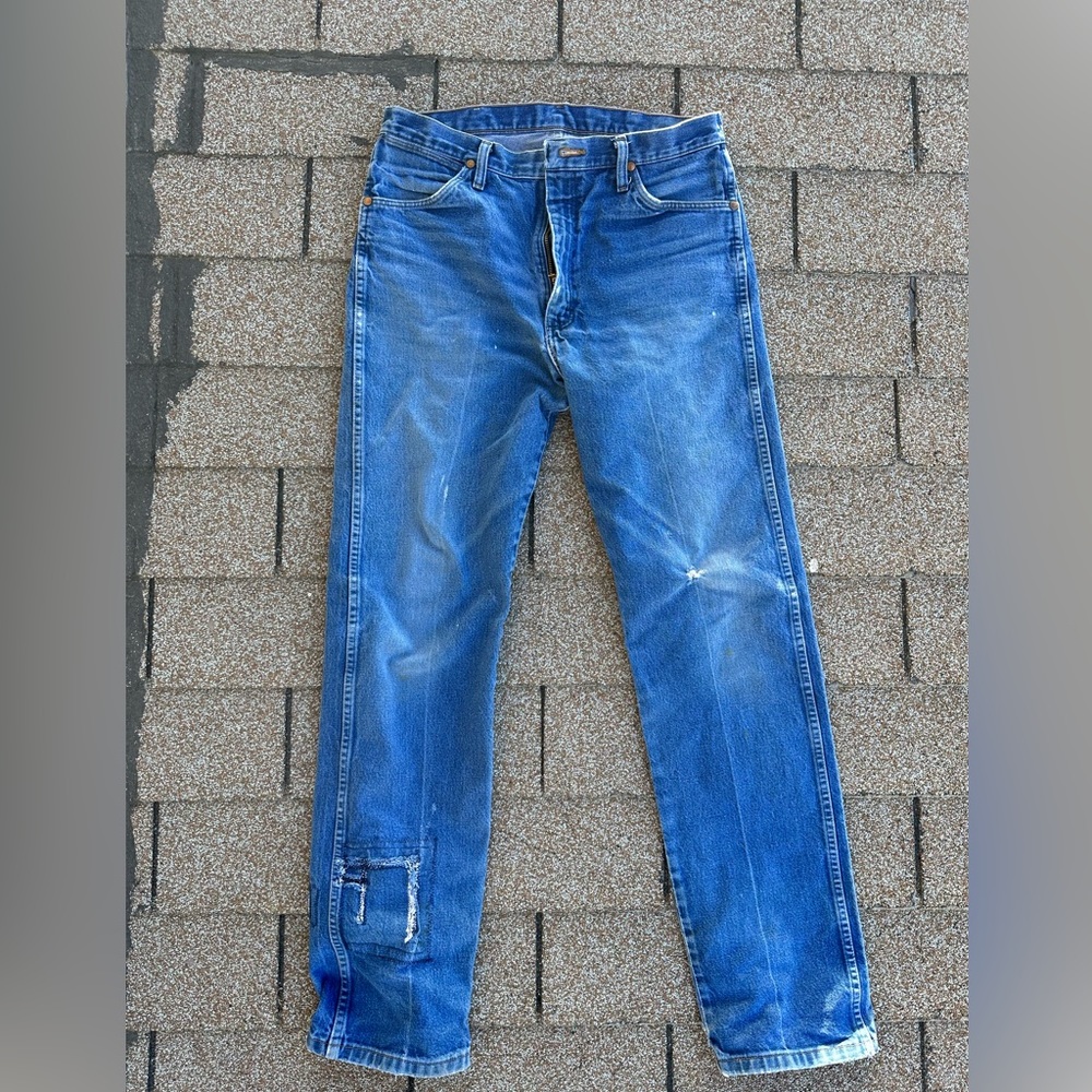 Wrangler 13MWZ Distressed Vintage Jeans 34 x 36